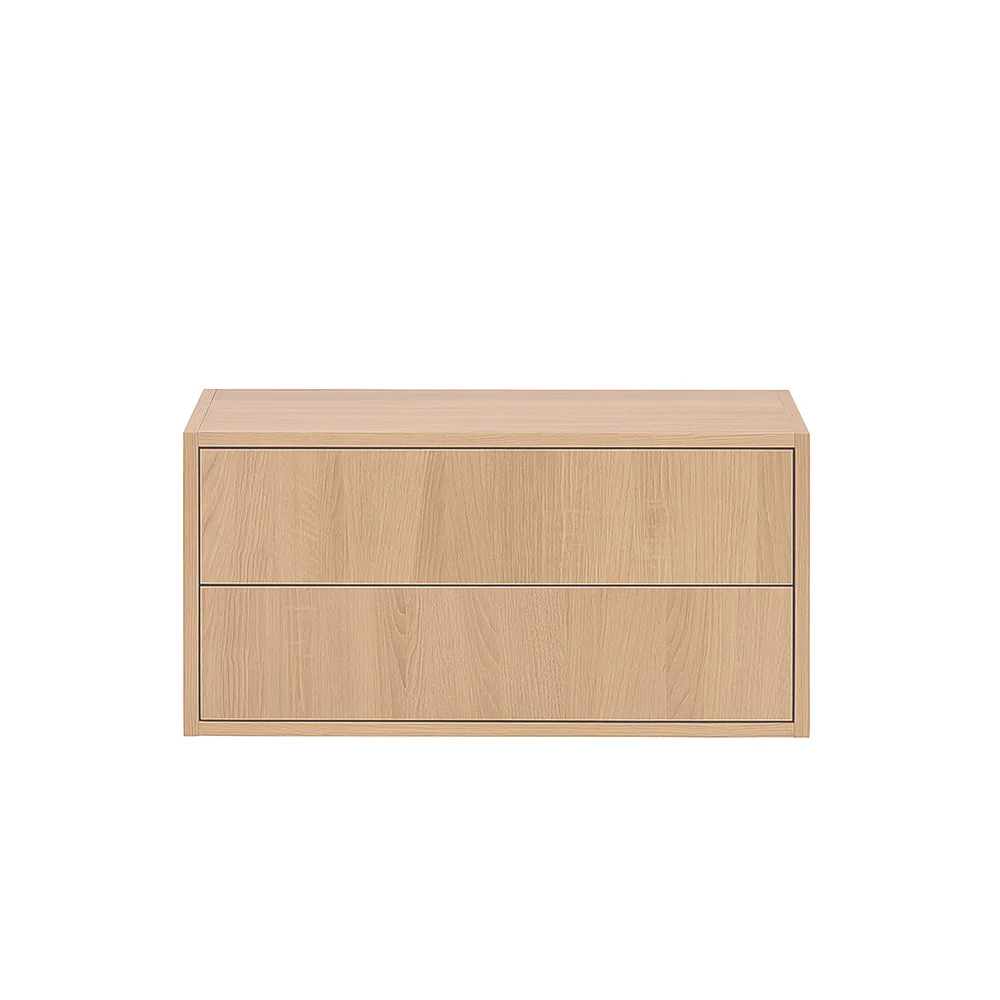Boxie 2 fiókos fali szekrény 40x80x37 cm sonoma tölgy