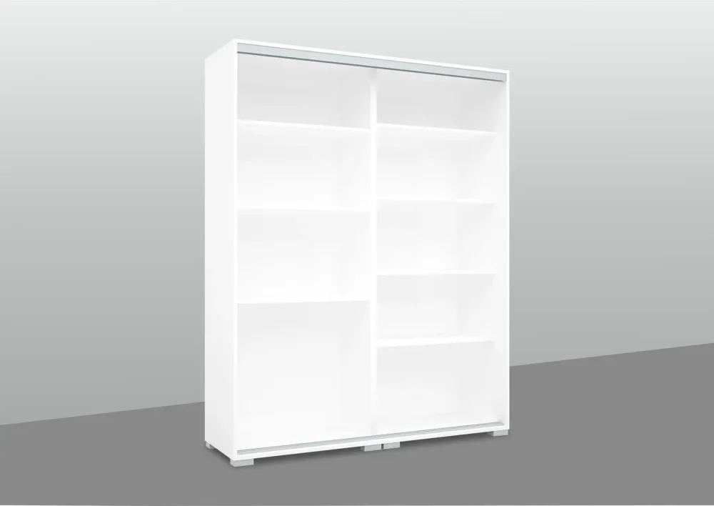 CITY tolóajtós gardrób 160cm (betét nélkül)