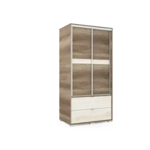 CÉZÁR tolóajtós gardrób (120cm)