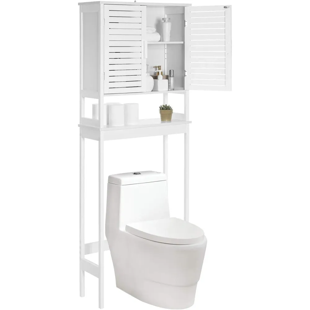 WC feletti tárolószekrény 23x60x173 cm, fehér