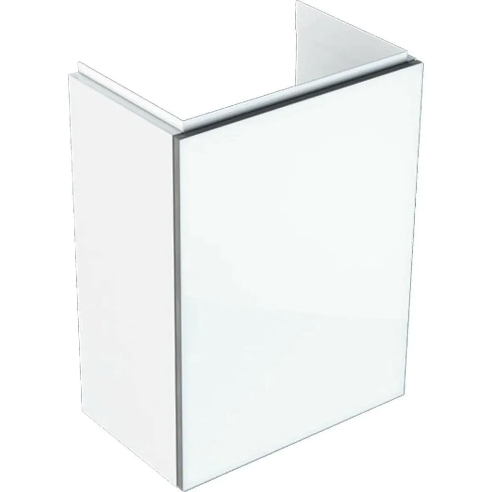 Geberit Acanto alsó szekrény kézmosóhoz, 39,5x53,5x24,5cm magasfényű fehér