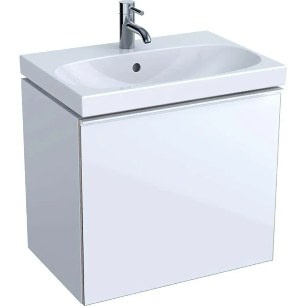 Geberit Acanto alsó szekrény mosdóhoz, rövídített kivitel, 59,5x53,5x41,6 cm (500.614.01.2)