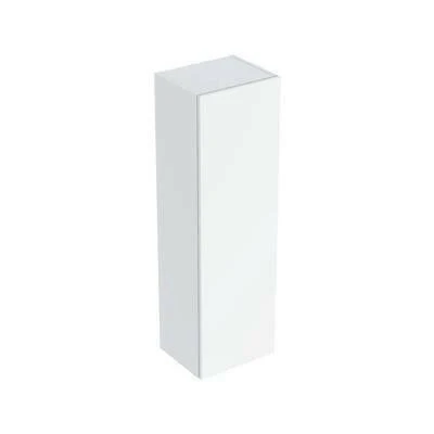 Geberit Smyle Square középmagas szekrény, egy ajtóval, 36x118x29.9cm, magasfényű lakkozott fehér
