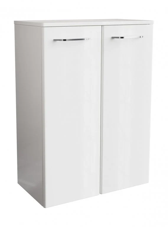MILANO Dupla Midi szekrény 60 cm széles fehér