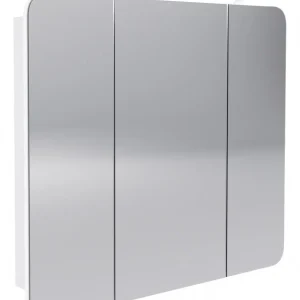 MILANO Tükrösszekrény 90 cm széles fehér