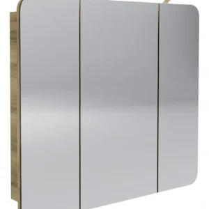 MILANO Tükrösszekrény 90 cm széles tölgy