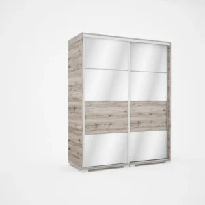 MIRROR tolóajtós gardrób (160cm)