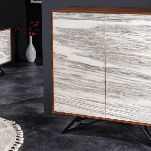 MOUNTAIN SOUL barna akácfa magasszekrény 120cm