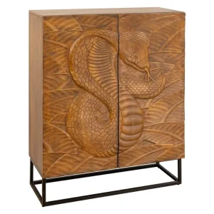 SNAKE mangófa barna tálalószekrény 120cm