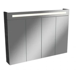 Tükrösszekrény 110 cm széles sötét tölgy