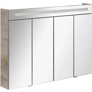 Tükrösszekrény 110 cm széles tölgy
