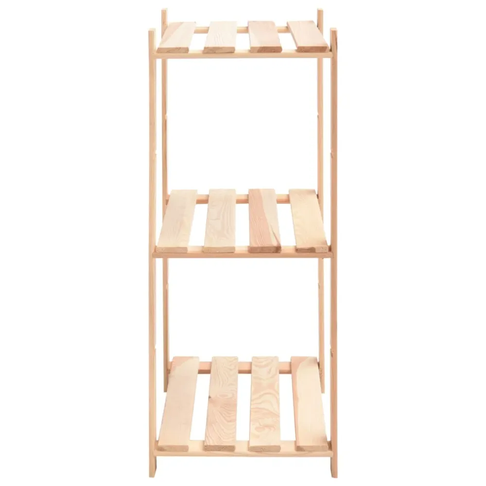 vidaXL 5 db 3-szintes tömör fenyőfa tárolópolc 150 kg 60 x 38 x 90 cm