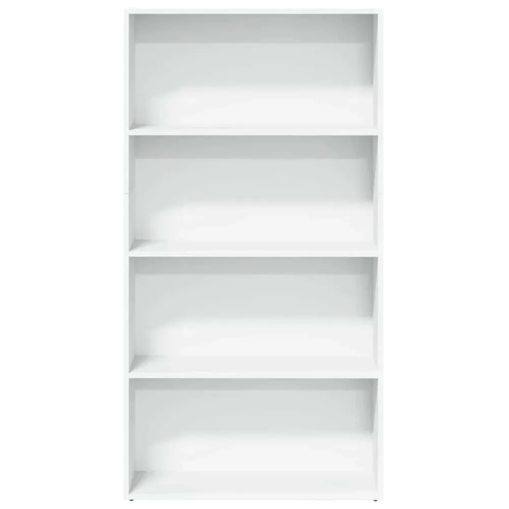 vidaXL fehér szerelt fa könyvespolc 80 x 30 x 152 cm