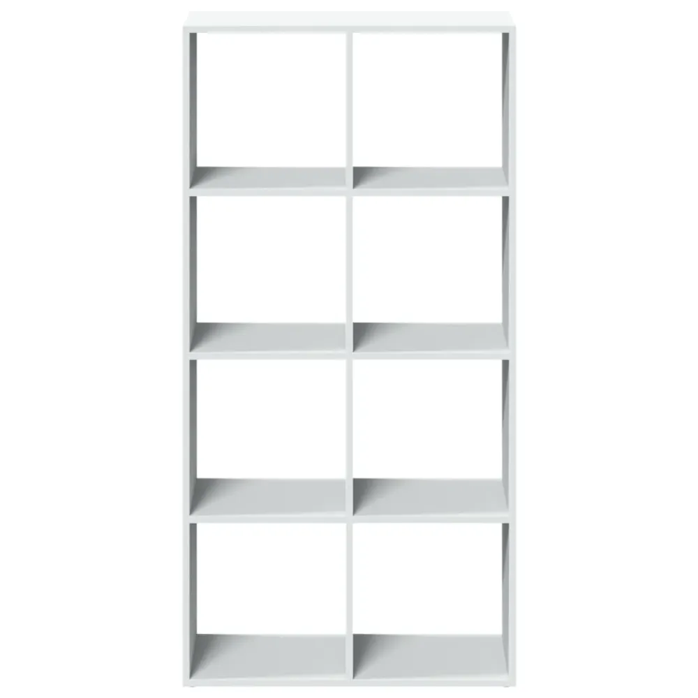 vidaXL fehér szobaparaván, könyvespolc, 69,5 x 29 x 137,5 cm, rétegelt fából