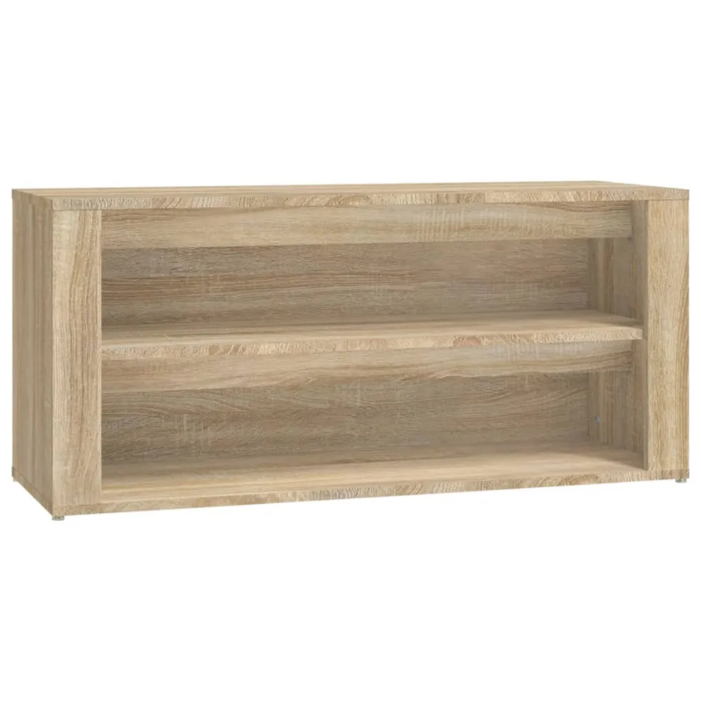 vidaXL sonoma tölgy színű szerelt fa cipőtartó 100x35x45 cm