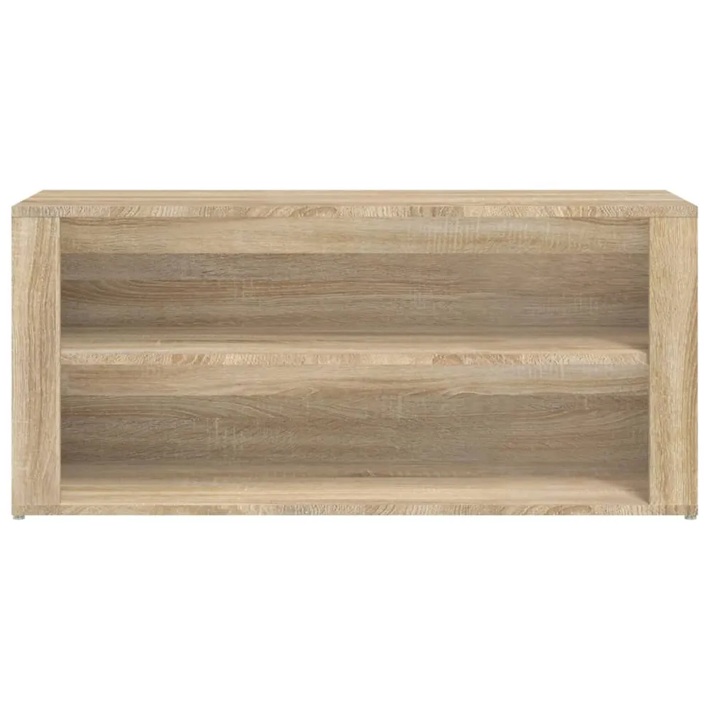 vidaXL sonoma tölgy színű szerelt fa cipőtartó 100x35x45 cm