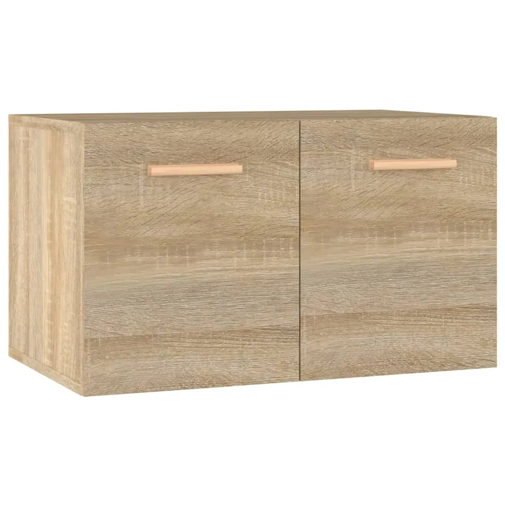 vidaXL sonoma tölgy színű szerelt fa faliszekrény 60 x 36,5 x 35 cm