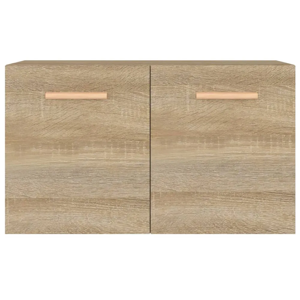 vidaXL sonoma tölgy színű szerelt fa faliszekrény 60 x 36,5 x 35 cm