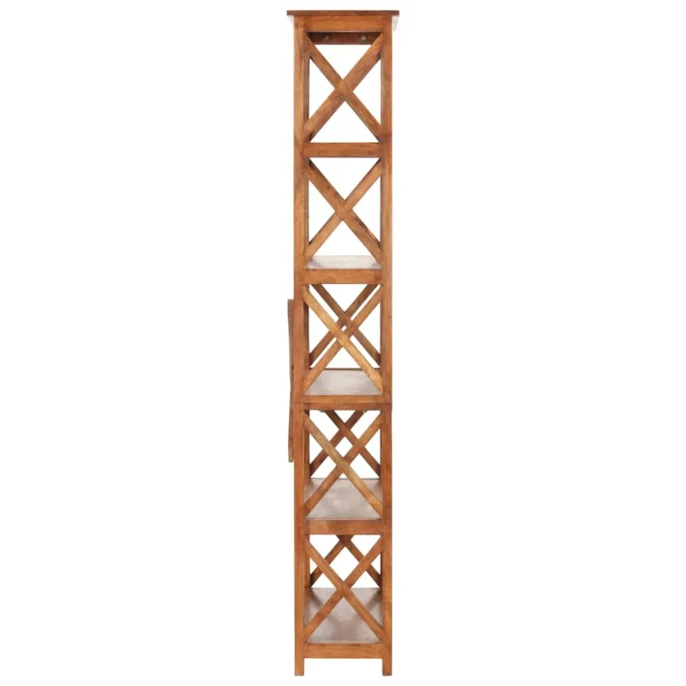 vidaXL tömör akácfa könyvszekrény mézszínű felülettel 100x30x180 cm