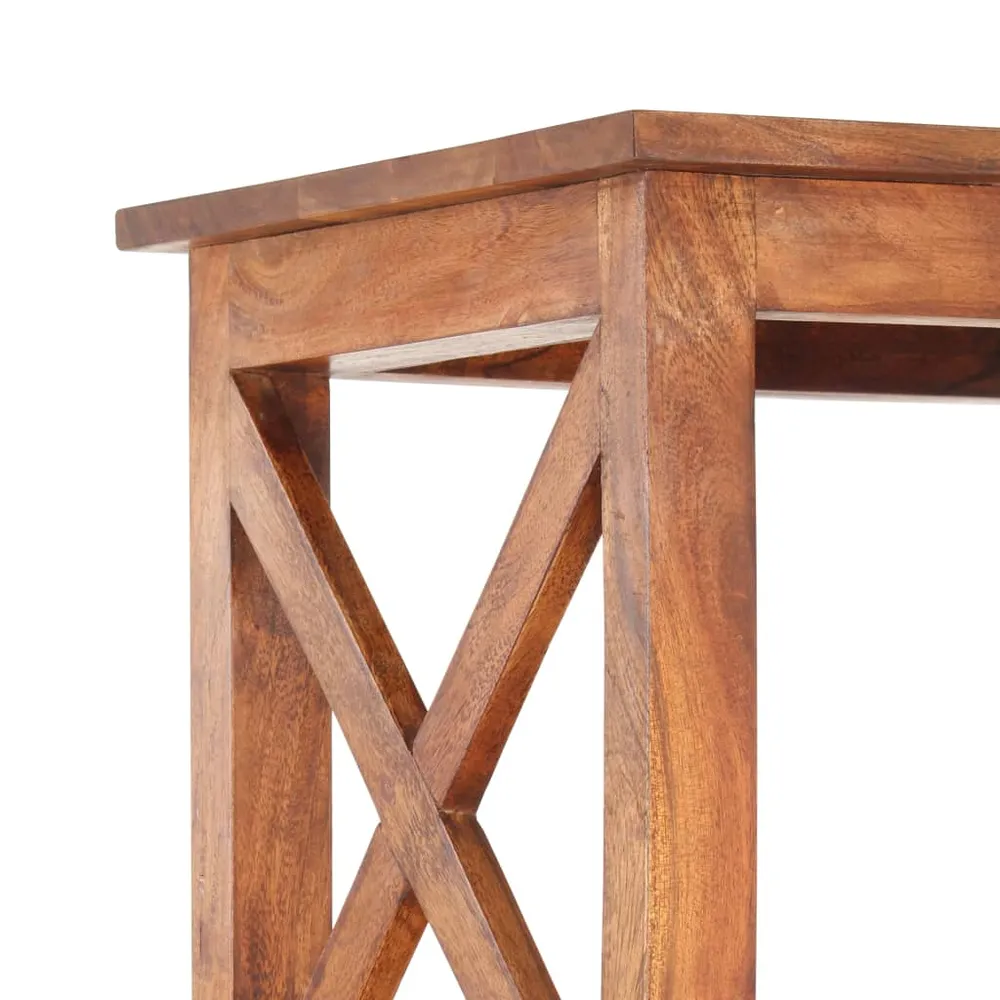 vidaXL tömör akácfa könyvszekrény mézszínű felülettel 100x30x180 cm