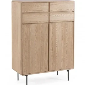 WIDALD NATURAL Barna MDF Szekrény