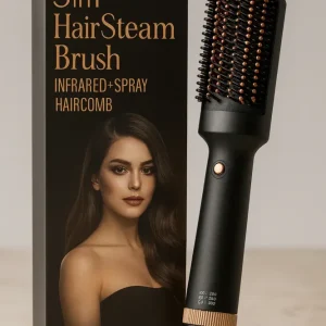 3 az 1-ben Hair Steam Brush – Infravörös, Gőzölős Meleglevegős Hajkefe