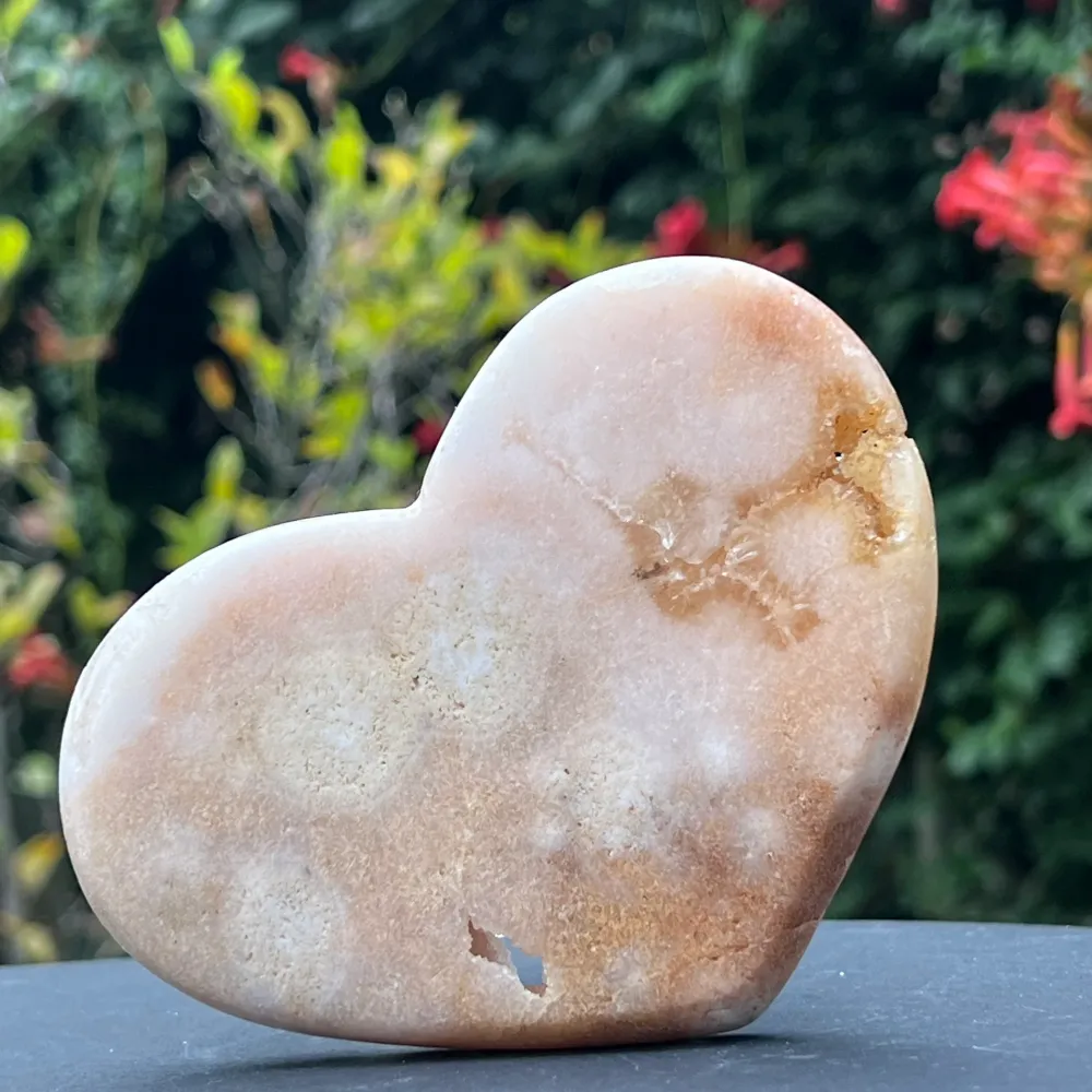 Rózsaszín ametiszt szív minta 3