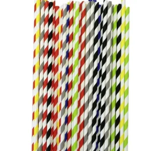 FM Papír szívószál 24 cm 40 db