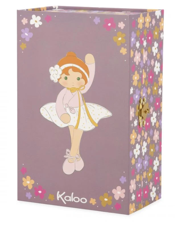 Kaloo Zenedoboz kislány számára fényes babával Valentine Zenedoboz