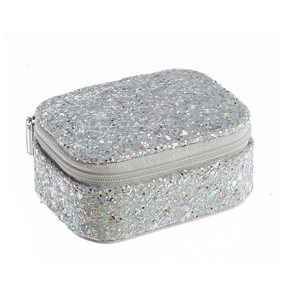 Rockahula ékszerdoboz Confetti Glitter ezüst
