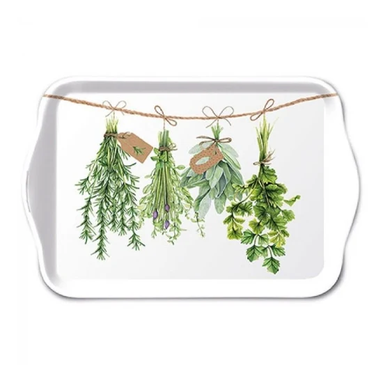 Fresh Herbs műanyag kistálca 13x21 cm