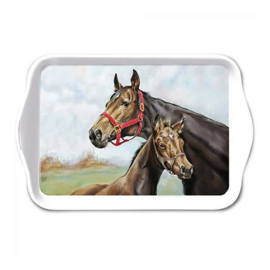 Horse Love műanyag kistálca 13x21 cm