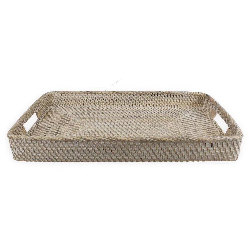 KOMING rattan tálca M