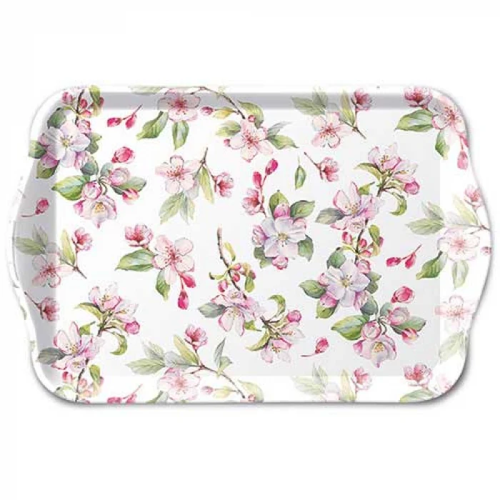 Tavaszi virágos műanyag kis tálca Spring blossom