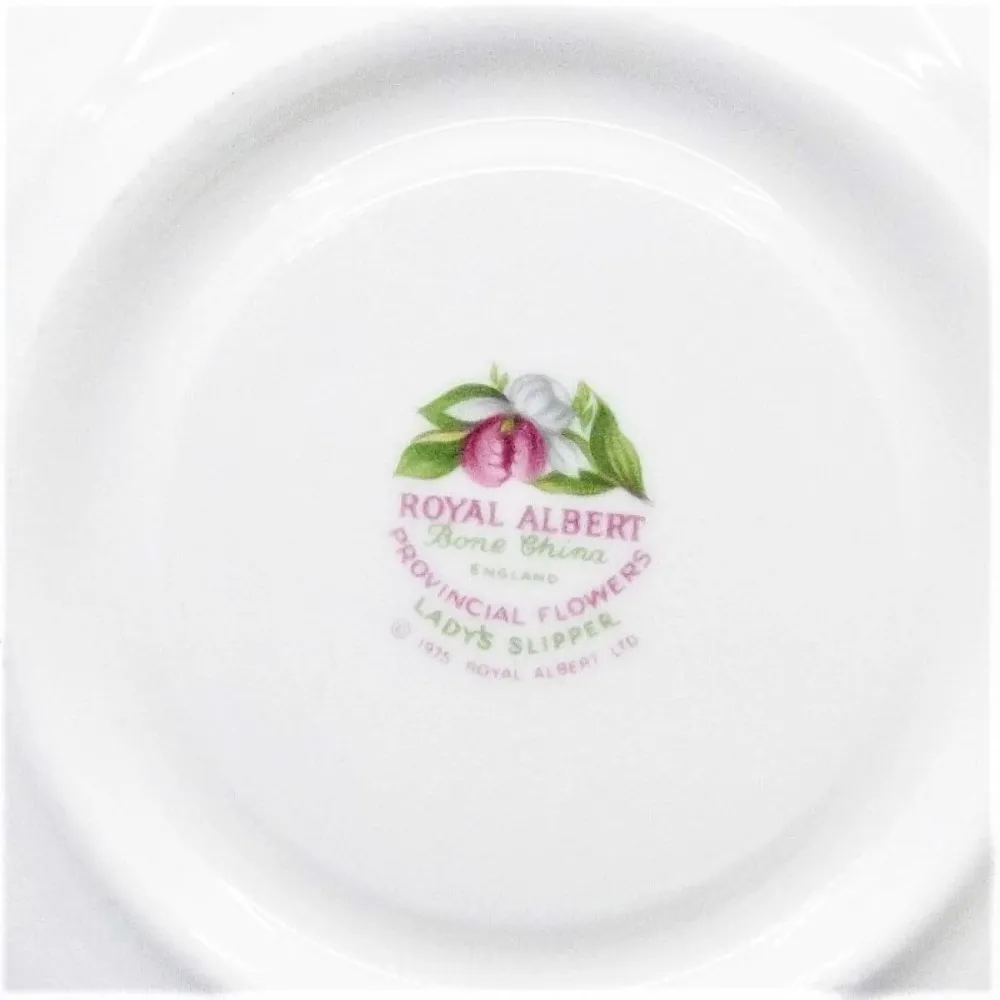 Royal Albert teáscsésze Lady Slipper angol porcelán zománc díszítések arany díszítéssel virág -S885-5