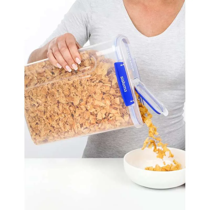 Sistema Élelmiszertárolás - Klip It Plus - Gabona - 4.2L - Kék