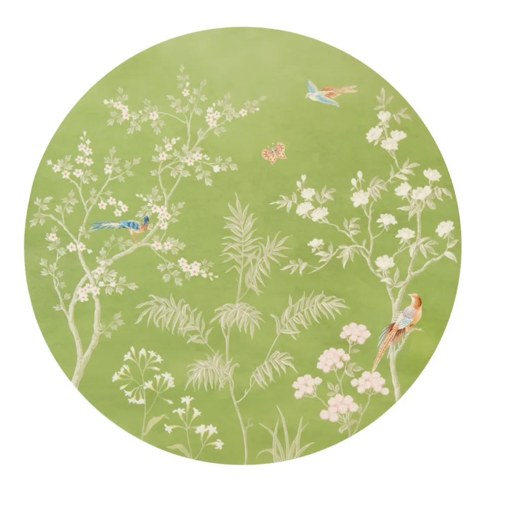 Zöld Chinoiserie alátétek - 4 db-os készlet