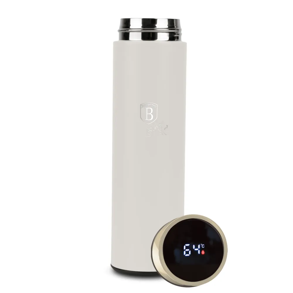 Berlinger haus dupla falú hőálló termosz LED-es hőfok kijelzővel 500 ml Sahara Collection
