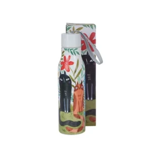 Cicás Duplafalú rozsdamentes acél hőtartó termosz 500 ml Garden Felines