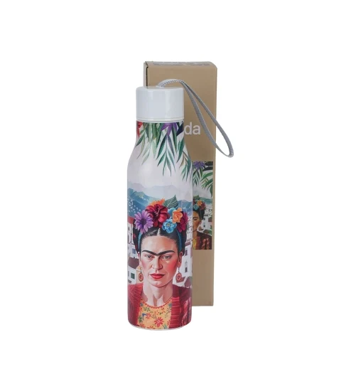 Duplafalú rozsdamentes acél hőtartó termosz 500 ml Frida MEXICAN ART