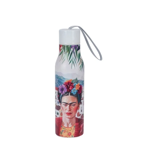Duplafalú rozsdamentes acél hőtartó termosz 500 ml Frida MEXICAN ART