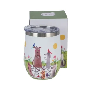 Kutyás Rozsdamentes acél hőtartó termosz pohár 330 ml Dog Picnic