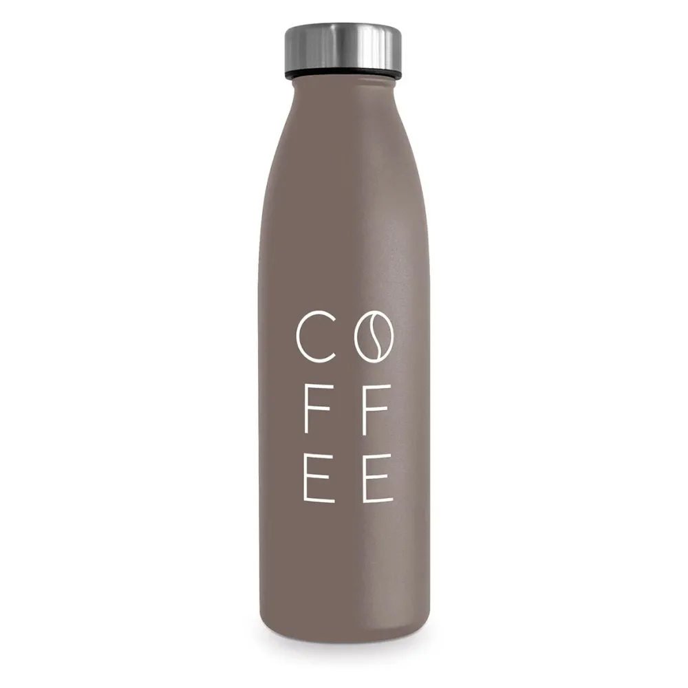 Rozsdamentes acél duplafalú hőtartó termosz Coffee