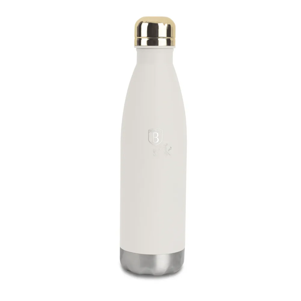 Rozsdamentes acél hőtartó termosz 500 ml matt krém Sahara Collection