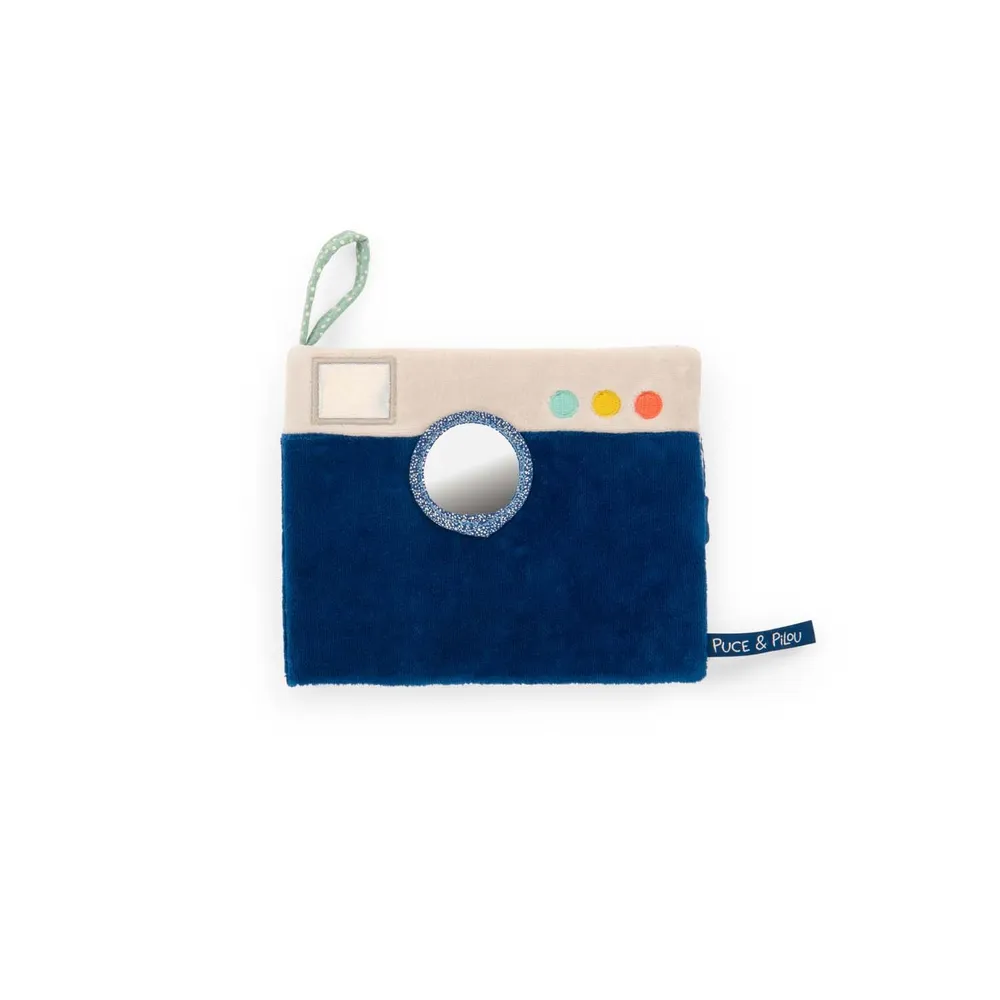 Nevesített Moulin Roty textil fényképalbum - Pamacs és Pamut