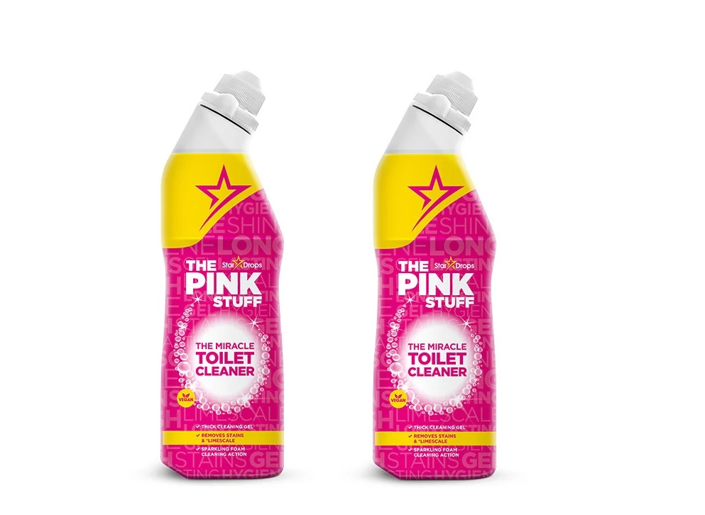 Pink Stuff - 2x 750 ml - Stardrops Wonder Toiletreiniger - CSODA TISZTÍTÓSZER - Csoda Tisztítószer