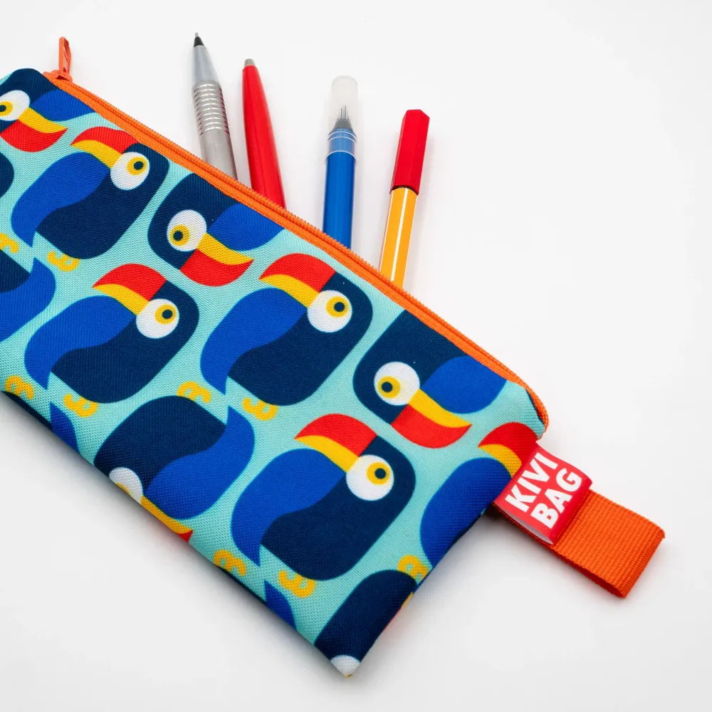 Zipper Small - Tucan Orange