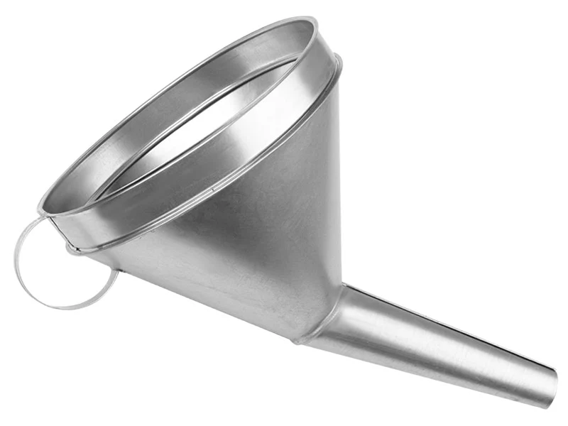 Fém tölcsér XXL, tál 240 mm, ferde, ferde
