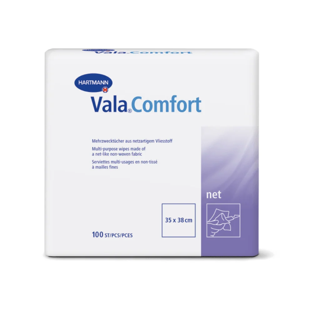 Hartmann Vala® Comfort Net Multi -Purpose törlőkendők, 35 x 38 cm | Csomag (100 darab)