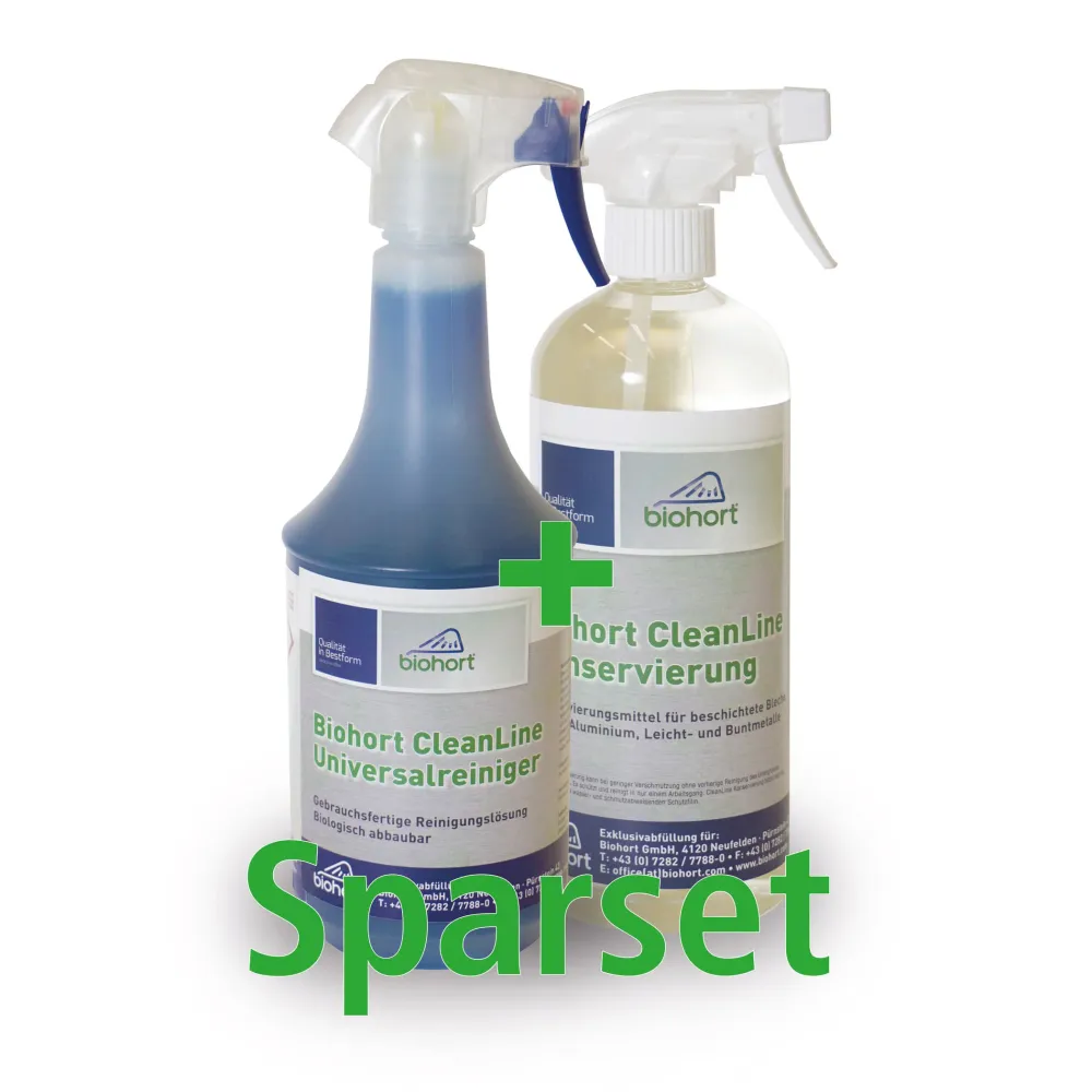 CleanLine - Takarító készlet (1000ml+750ml) - minden Biohort termékhez